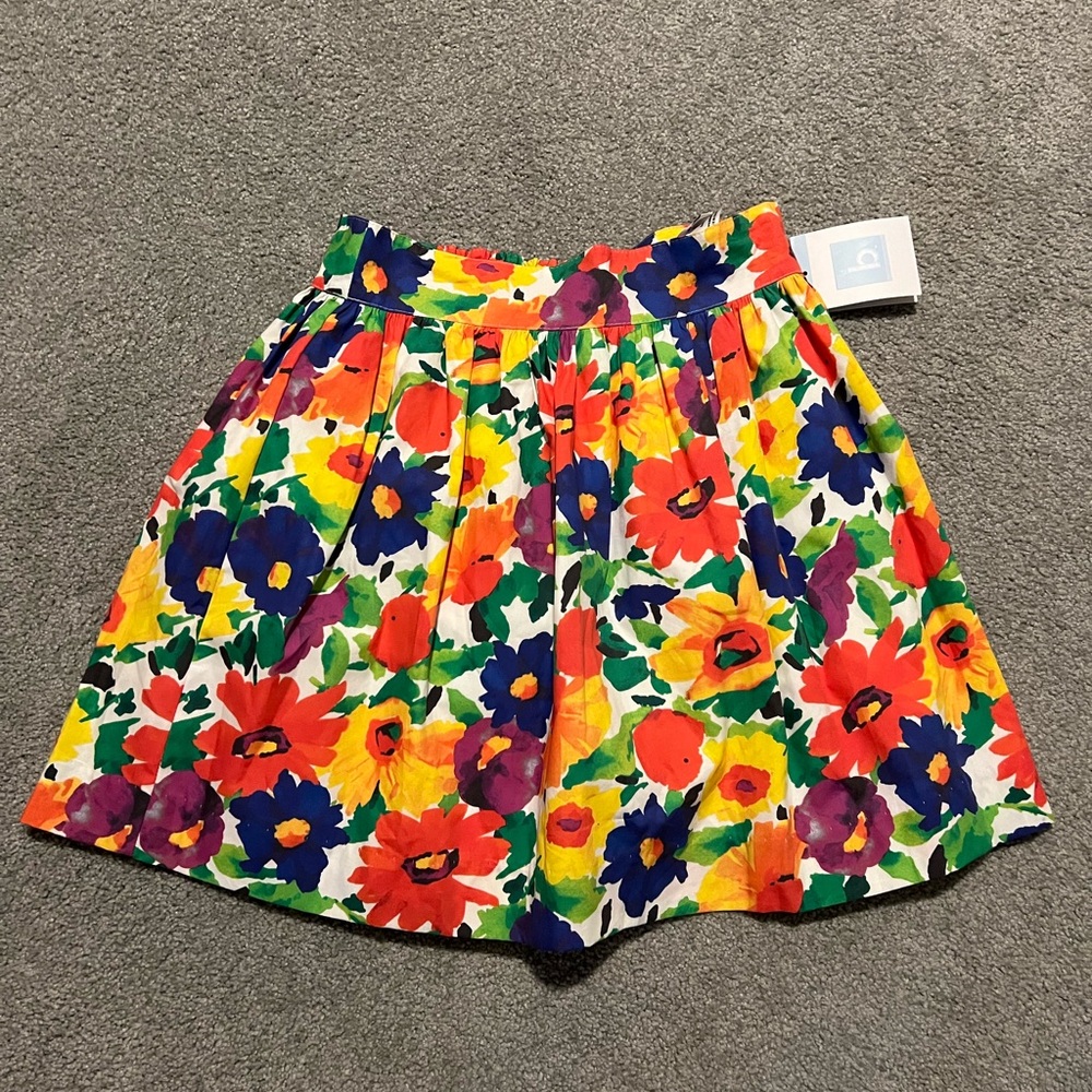 NWT Girls Bella Bliss Floral Skirt, Size 10